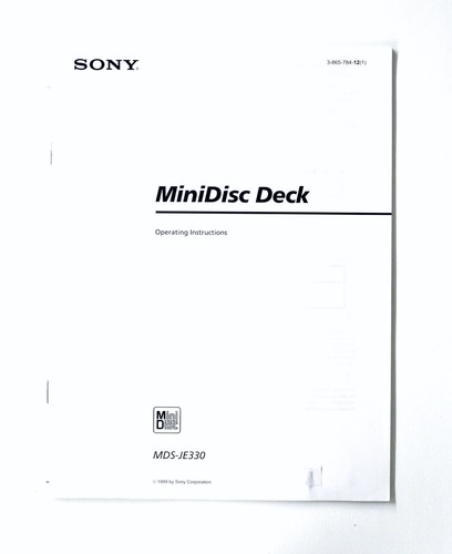 Original sony mds - original,