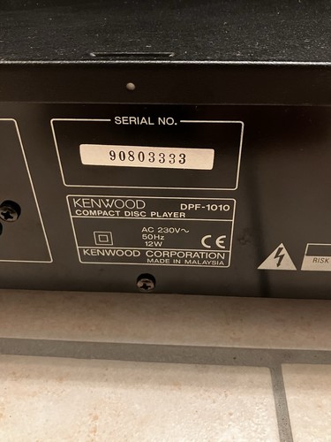 Sony minidisc player - player/, kenwood