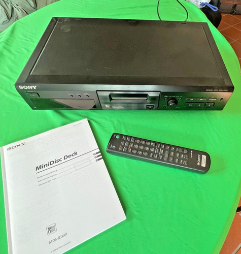 Sony mds je330 minidisc - sony,