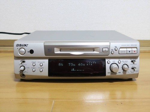 Sony mds s38 silber deck - md,