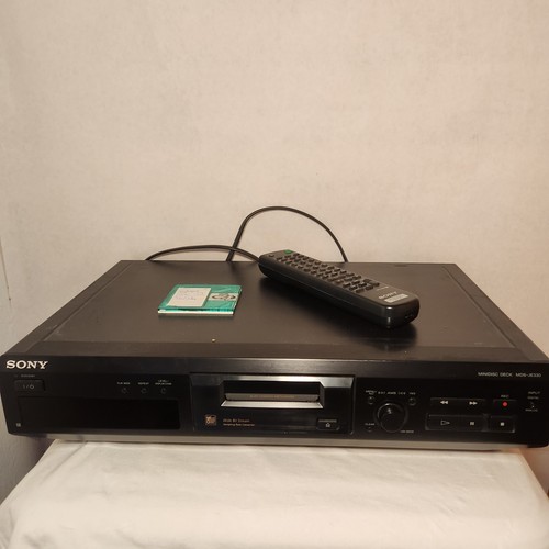 Sony minidisc deck mds - sony,